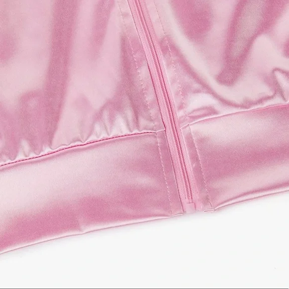 Women’s Pink Ladies Zip-up Jacket Size L - Picture 3 of 13